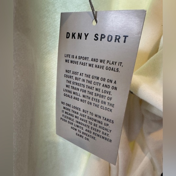 DKNY Sport crew neck sweatshirt with rhinestones cream/off white - Picture 2 of 11